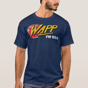 WAPP het Apple NYC 80s radiostation T-shirt