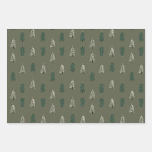 Wappapier voor whimsical-bosbouw inpakpapier vel (Voorkant 3)