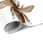 Wappapier voor witte en goudkoninginnen cadeaupapier (Rol Hoek)