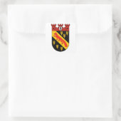 Wappen Berlin-Reinickendorf Vierkante Sticker (Tas)