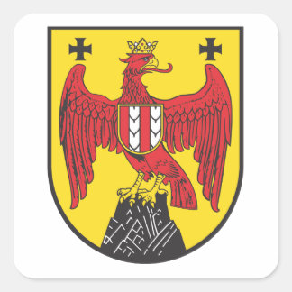 Wappen Burgenland Österreich Vierkante Sticker