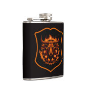 Wappen Dartboard Stier Darts Dartkunst Heupfles (Rechts)