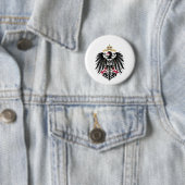 Wappen Deutsches Reich 1889 Reichsadler Ronde Button 5,7 Cm (In situ)