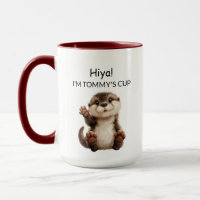 Wapperende baby otter