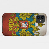 Wapperende vlag van Rusland Case-Mate iPhone Case (Achterkant (horizontaal))