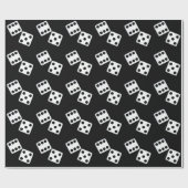 Wapsteenpapier voor witte dots cadeaupapier (Vlak)