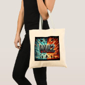 WAR2 actiefilm Canvas tas – Hrithik Roshan Jr NTR (Voorkant (product))