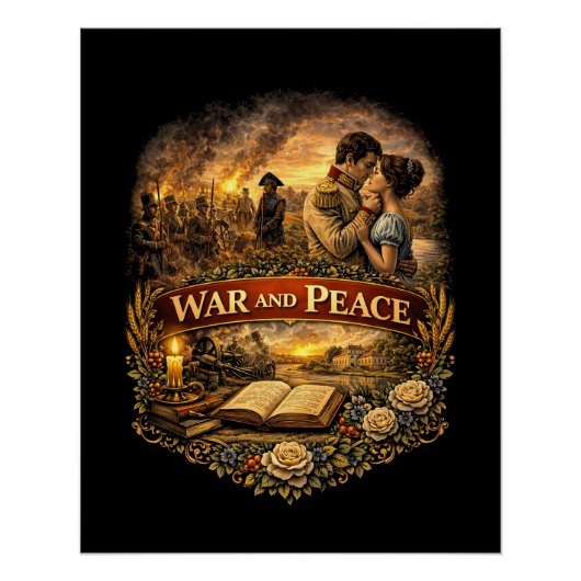 War and Peace Perfect Poster (Voorkant)