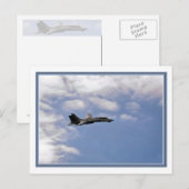 War Bird Jet Briefkaart (Voorkant / Achterkant)