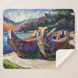War Canoes   Emily Carr   Sherpa Deken