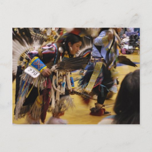War Dance Native American PowWow Briefkaart (Voorkant)