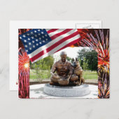 War Dog Memorial Briefkaart (Voorkant / Achterkant)