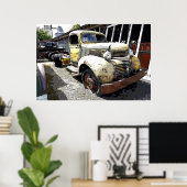 WAR ERA DODGE FLATBED TRUCK 1946 POSTER (Thuiskantoor)