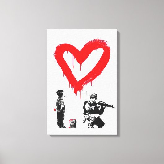 War or Love? Canvas Afdruk (Voorkant)