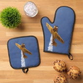 War plane ovenwant & pannenlap set (Top down)