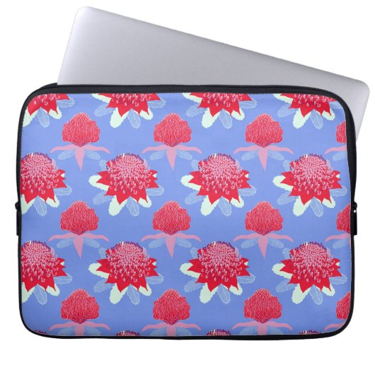 Waratah Laptop Sleeve (Voorkant)