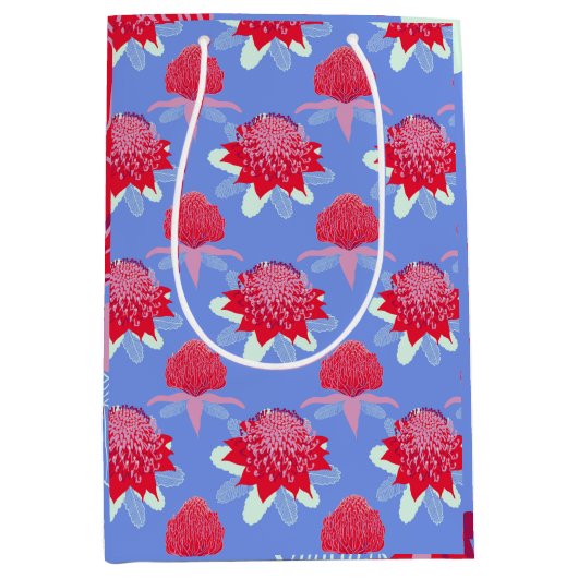 Waratah Medium Cadeauzakje (Voorkant)