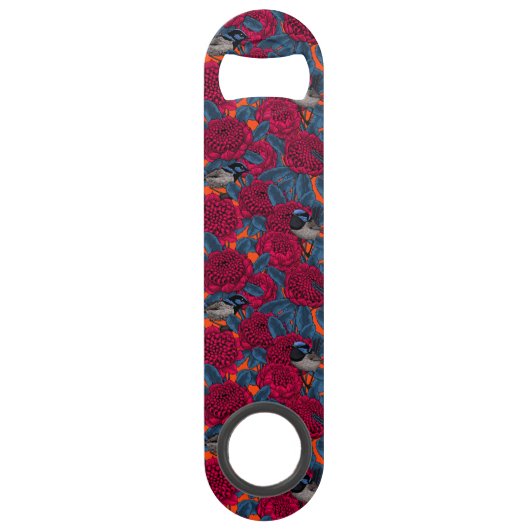 Waratah rouge et brunes (Dos)