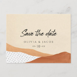Warb-woestijn | Boho Save the date card Uitnodiging Briefkaart