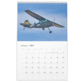Warbirds — Calendrier ZK-ARJ (moyen, mois de 1 pag (Jan 2027)