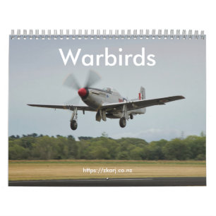 Warbirds — Calendrier ZK-ARJ (moyen, mois de 2 p