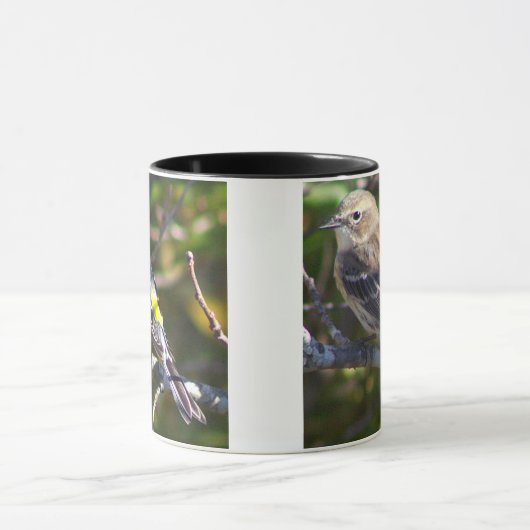 Warbler Bird Photo Mug (Centre)