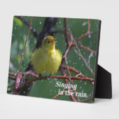 Warbler Fotoplaat (Zijkant)