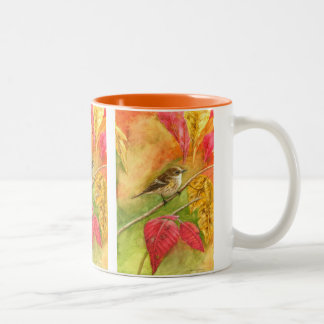 Warbler-Mok Tweekleurige Koffiemok