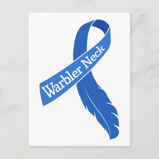 Warbler Neck Rib Briefkaart (Voorkant)