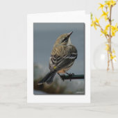 Warbler Note Kaart (Gele Bloem)