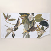 Warbling Flycatcher Kingbird  Audubon art Strandlaken (Voorkant)