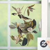 Warbling Flycatcher Kingbird  Audubon Pock Raamsticker (Huis)