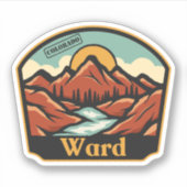 Ward, Colorado Sticker (Voorkant)