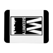 Ward Veiligheid Rechthoek Magneet (Horizontaal)