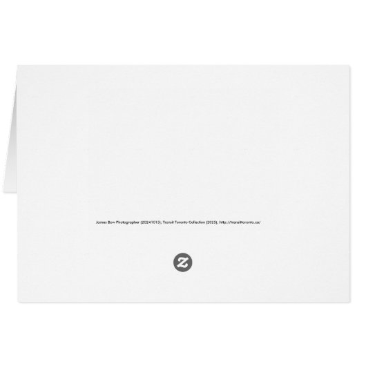 Warden Woods Autumn Sky Subway Thank You Card (Dos Horizontal)