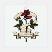 #WardiereLoverOrnament Metalen Ornament (Voorkant)