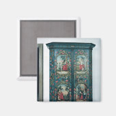 Wardrobe versierd met scènes van de vier magneet (Voorkant / Achterkant)