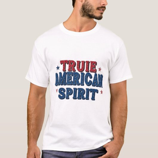 Ware Amerikaanse Geest T-shirt (Voorkant)