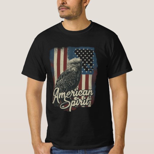 Ware Amerikaanse Geest T-shirt (Voorkant)