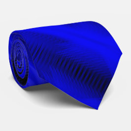 Ware Blauw Futuristische Abstracte Diagonale Patro Stropdas