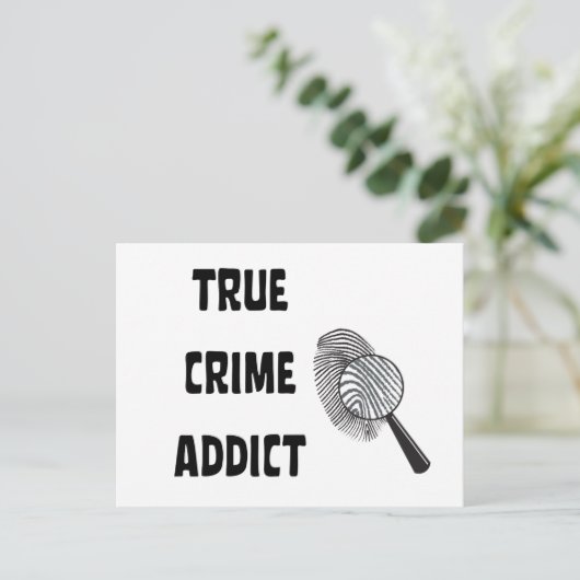 Ware criminaliteitverslaafde briefkaart (Staand voorkant)