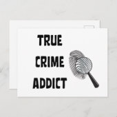 Ware criminaliteitverslaafde briefkaart (Voorkant / Achterkant)