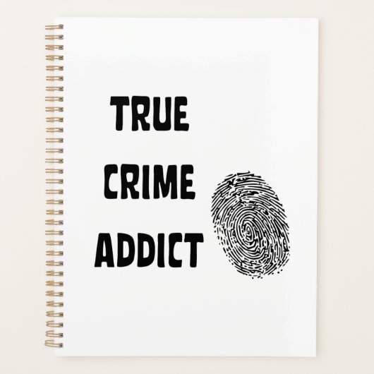Ware criminaliteitverslaafde planner (Voorkant)