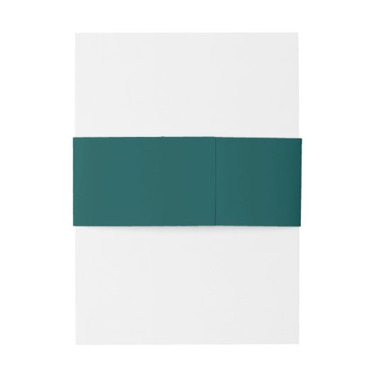 Ware eenvoud 2 bruid bruidegom Peacock Blue bruilo Uitnodigingen Wikkel (Achterkant Voorbeeld)