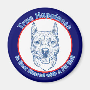 Ware Geluk met een Pit Bull Magneet