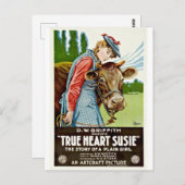  Ware Hart Susie Silent Hollywood Film Briefkaart (Voorkant / Achterkant)