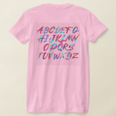 Ware Kleur T-shirt (Laag Achter)