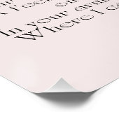 Ware liefde bij Kerstmis gedicht Perfect Poster (Hoek)