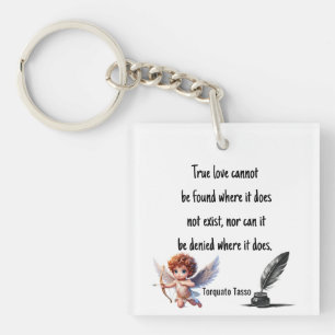 WARE LIEFDE Citaat Sleutelhanger