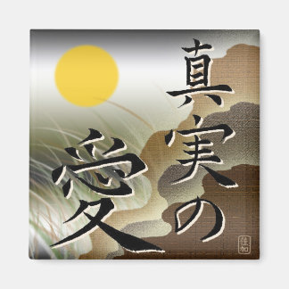 Ware Liefde Japan Vierkante Magnet Magneet
